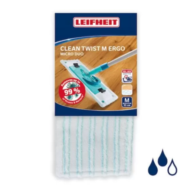 Náhradní návlek Micro Duo k mopu CLEAN TWIST M Ergo, 33 cm LEIFHEIT 52123