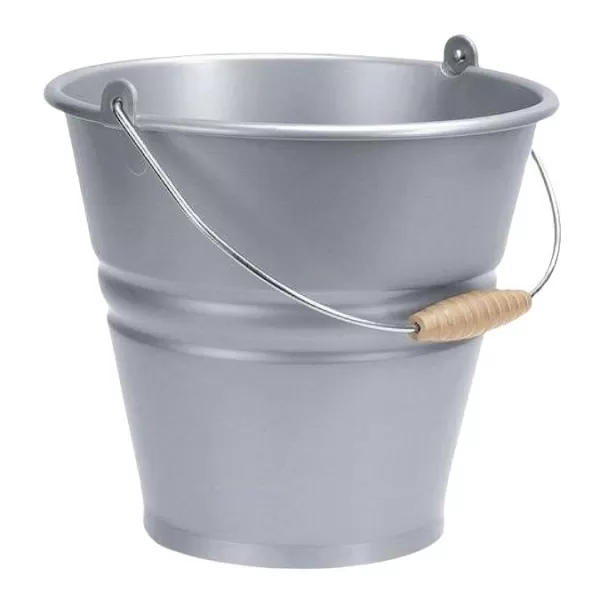 Vědro Noostalgia 10L stříbrné
