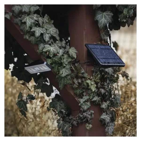 EMOS Solární LED reflektor SUNNO s pohybovým čidlem, černý, 1300lm neutrální bílá ZG112S