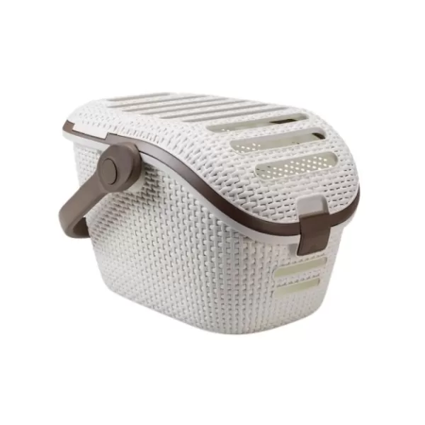 Box přepravní pro domácí mazlíčky Rattan Vintage