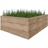 BEVES deska betonová ZÁHON DŘEVO 200cm pískovec (12ks/pal.)