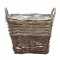 Dekorace - Obal vrba hran. 2 ucha 28x21x23cm sv+tm