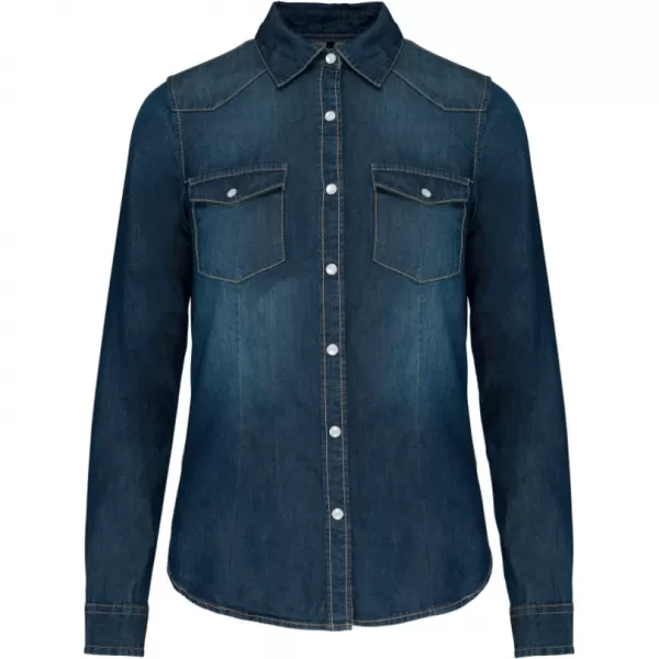 Košile dámská dlouhý rukáv 20.K518 vel. L - blue jean