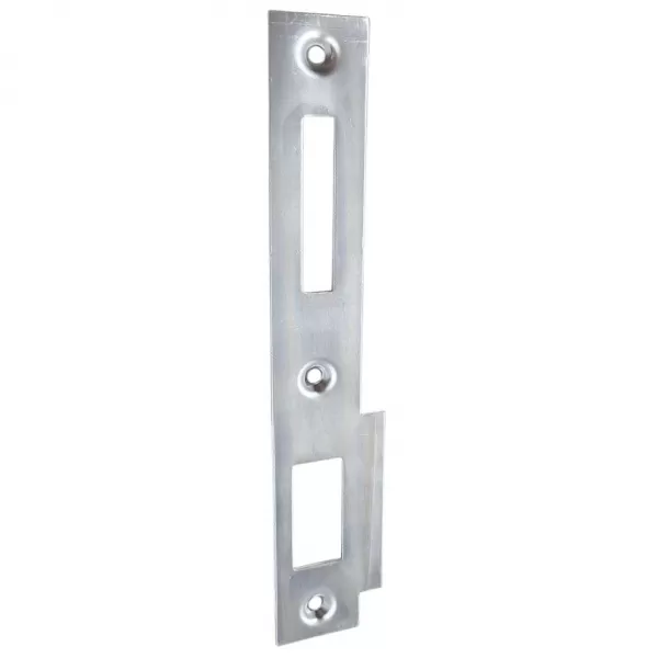 Protiplech 2/2 rovný pravý 185/28 pro rozteč 90mm bílý zinek