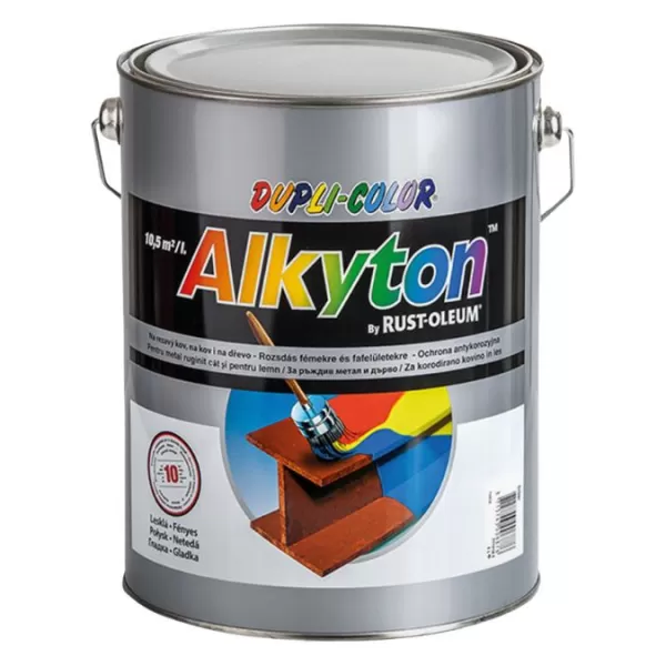 Alkyton Lesk samozákladová barva na rez RAL8017 - čokoládová hnědá, 750 ml
