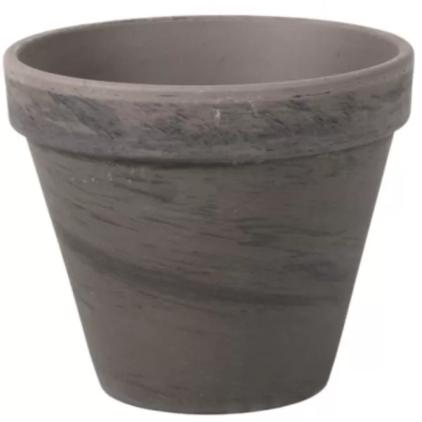 Květináč KLASIK d28/31x25h, basalt-čedičový melír
