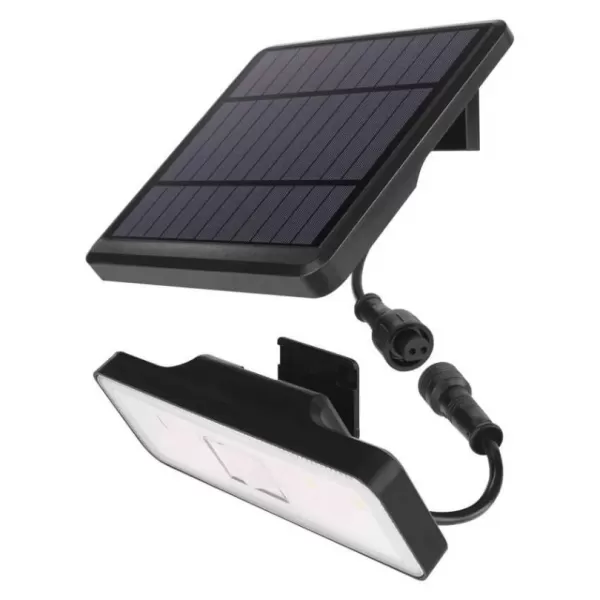 EMOS Solární LED reflektor SUNNO s pohybovým čidlem, černý, 1300lm neutrální bílá ZG112S