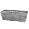 Dekorace - Truhlík bambus hranatý 30x12cm šedý