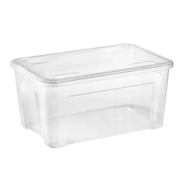 Box úložný COMBI s víkem 43l transparent