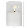 NIPEKO Svíce LED bílá hranatá 13cm