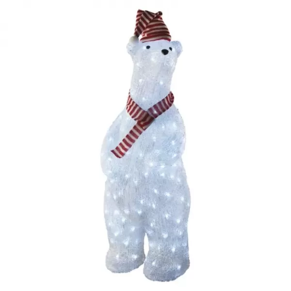 EMOS DCFC04 160LED XMAS POL.BEAR IP44 CW-medvěd