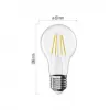 EMOS LED FLM A60 3,4W (40W) 470lm E27 WW ZF5D22