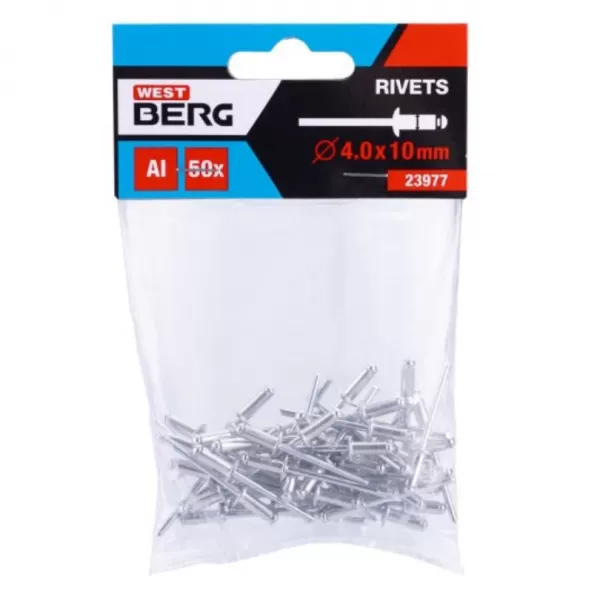 Nýty trhací WESTBERG Alu 4x10mm 50ks