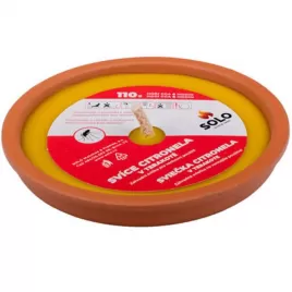 SOLO Svíce Citronela teracota 110g