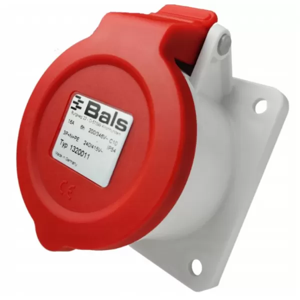 Zásuvka vestavná INNOLONQ Quick-Connect 16A 5p 400V IP54 6h BALS 1320011