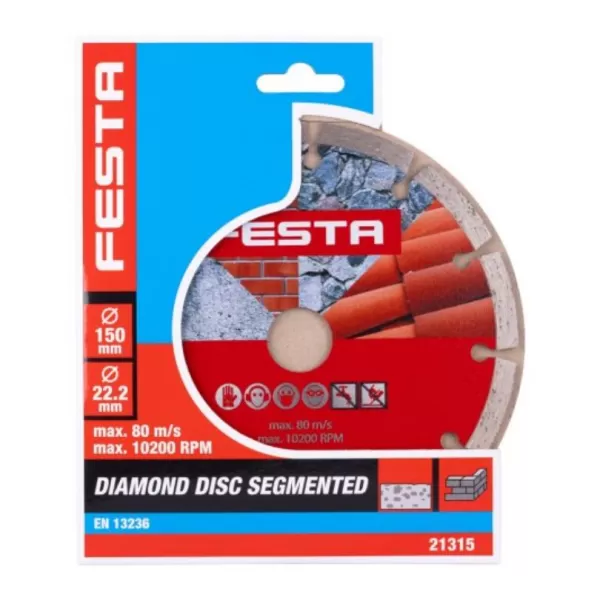 Kotouč diamantový FESTA segment 150x2,6x22,2mm