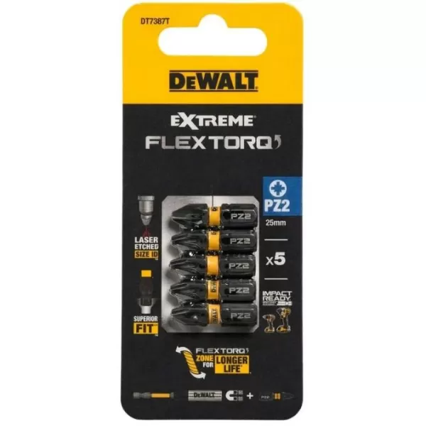 DEWALT Bity torsion inpact Pz2/25 DT7387T