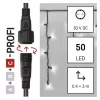 EMOS D2CC01 PROFI-CONN ICICLE 50LED 3M-BLACK-světýlka