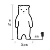 EMOS DCFC04 160LED XMAS POL.BEAR IP44 CW-medvěd