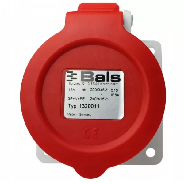 Zásuvka vestavná INNOLONQ Quick-Connect 16A 5p 400V IP54 6h BALS 1320011
