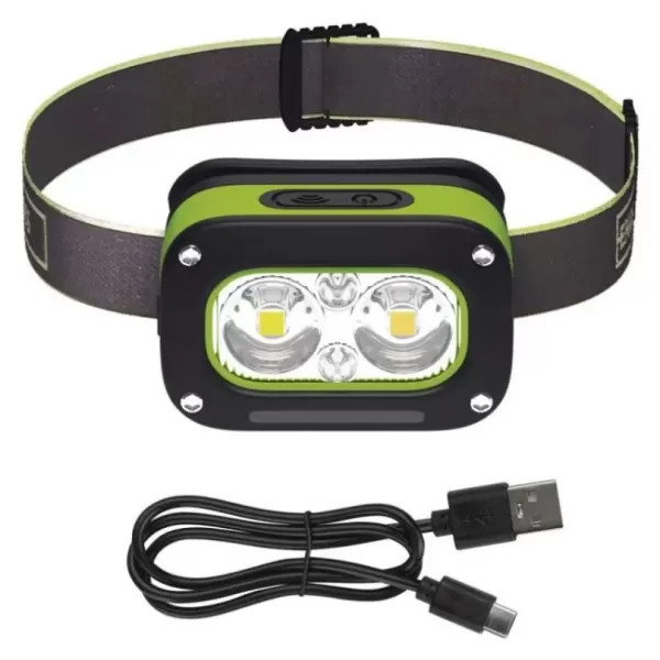 EMOS LED nabíjecí čelovka P3545, 175 lm, 50 m, Li-Pol 800 mAh