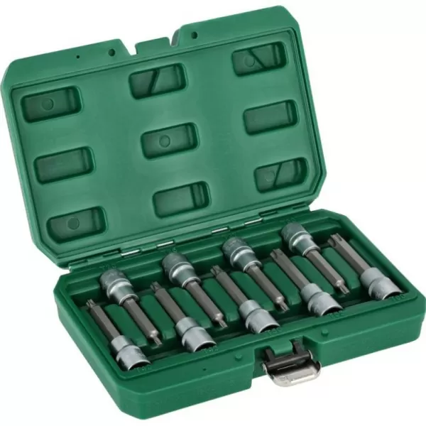 Klíče Torx L na 100mm nástrčné hlavici STALCO 9ks