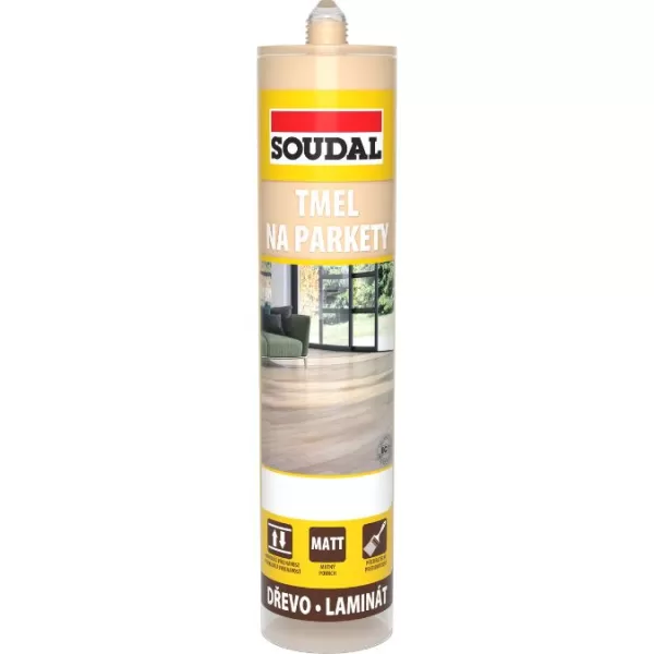 SOUDAL Tmel na parkety světle šedá 280 ml