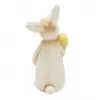 Dekorace - Králíček s vajíčkem keramický 11,6cm