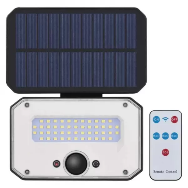 EMOS Solární LED reflektor SPILO s pohybovým čidlem, černý, 1500lm neutrální bílá ZG132S