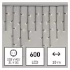 EMOS 600LED XMAS ICICLE MF 10M WW