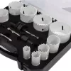 XT Sada vykružovacích bimetalových korunek 14dílů / 19-64mm plast.box