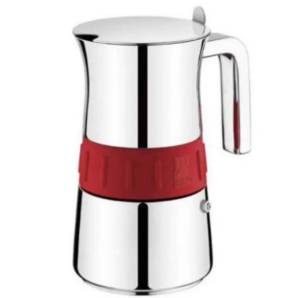 Kávovar ELEGANCE RED - 6 šálků