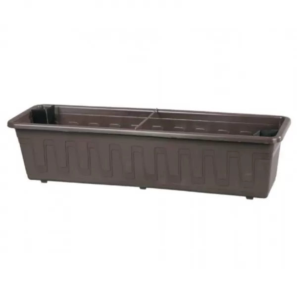 Truhlík samozavlažovací Garden Flor - hnědý 80cm