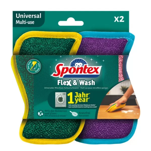 SPX FLEX WASH drátěnka a houbička 2ks