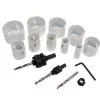 XT Sada vykružovacích bimetalových korunek 14dílů / 19-64mm plast.box