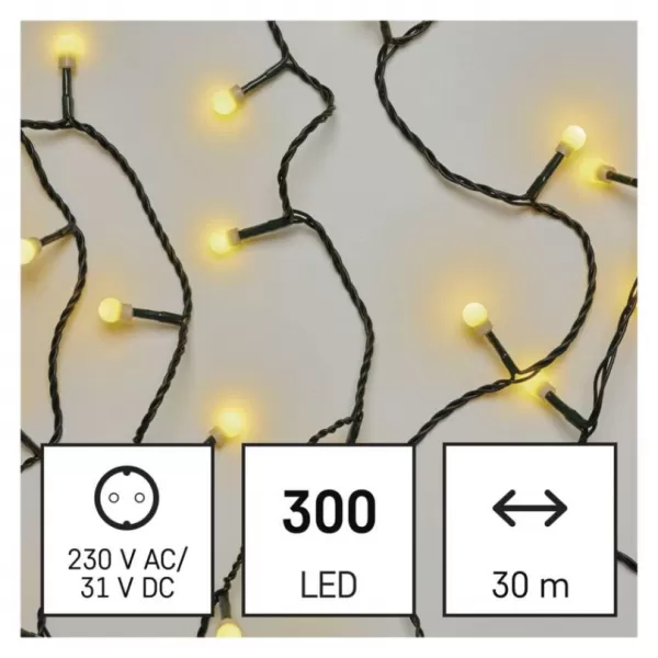 EMOS 300LED XMAS CHERRY TIMER 30m WW