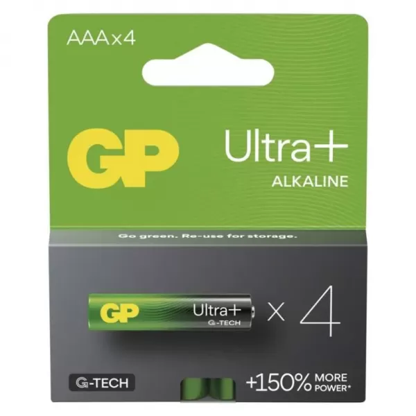 EMOS baterie GP Ultra Plus AAA (LR03), 4 ks/bal. (B03114)