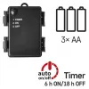 EMOS 40LED XMAS 3AA IP44 2,8m WW D4FW01