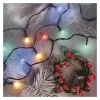 EMOS LED vánoční cherry řetěz D5AM2– kuličky, 20m, venkovní i vnitřní, multicolor, programy, časovač