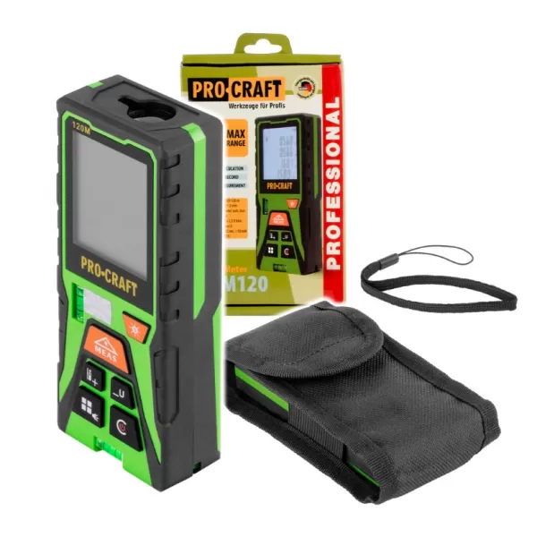 PROCRAFT Laserový měřič vzdálenosti PLDM120