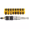 DEWALT Set 10-dílný s úhlovým nástavcem DT70518T
