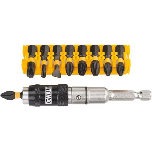 DEWALT Set 10-dílný s úhlovým nástavcem DT70518T