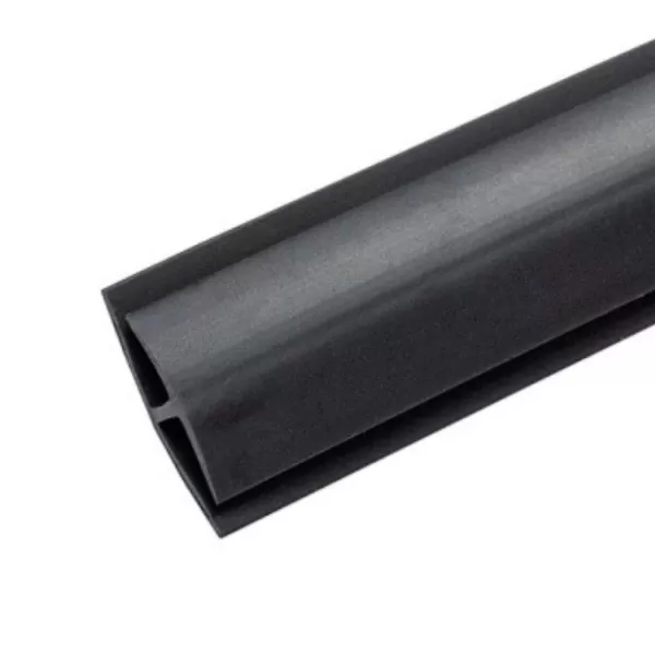 Lišta ukonč.z měkč.PVC oboustr. SK 1m černá