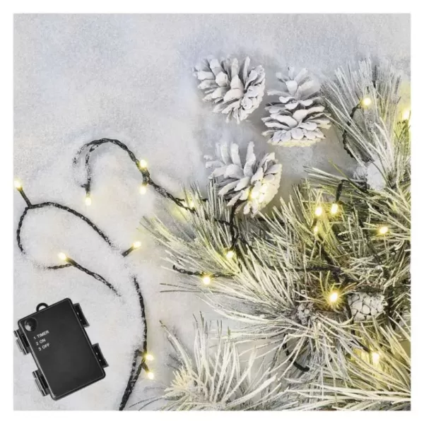 EMOS 40LED XMAS 3AA IP44 2,8m WW D4FW01