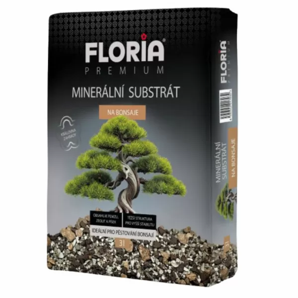AGRO FLORIA Minerální substrát na bonsaje 3l