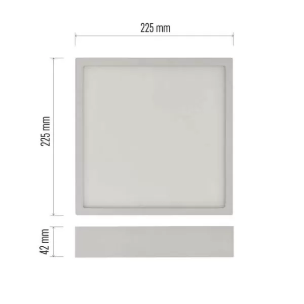 EMOS LED Svítidlo NEXXO př. čtv. 21W 1900LM IP40 CCT B ZM6143