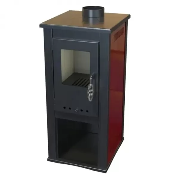 Kamna krbová OKTA M ECO bordo 3,9kW na TP