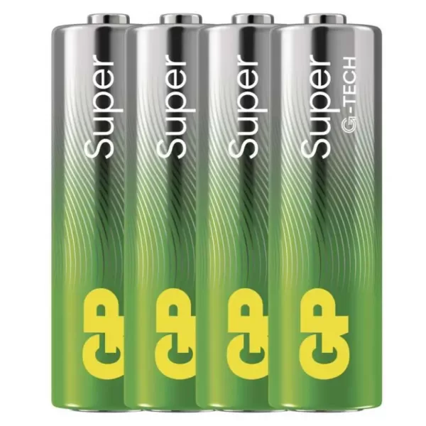 EMOS Baterie GP alkalická baterie SUPER AA LR6 B01214 4ks/bal