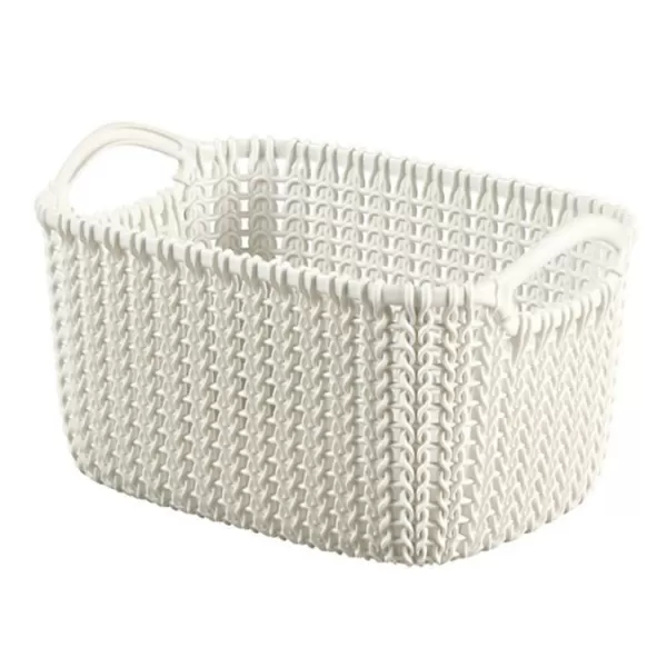 Košík KNIT XS 3L krémová