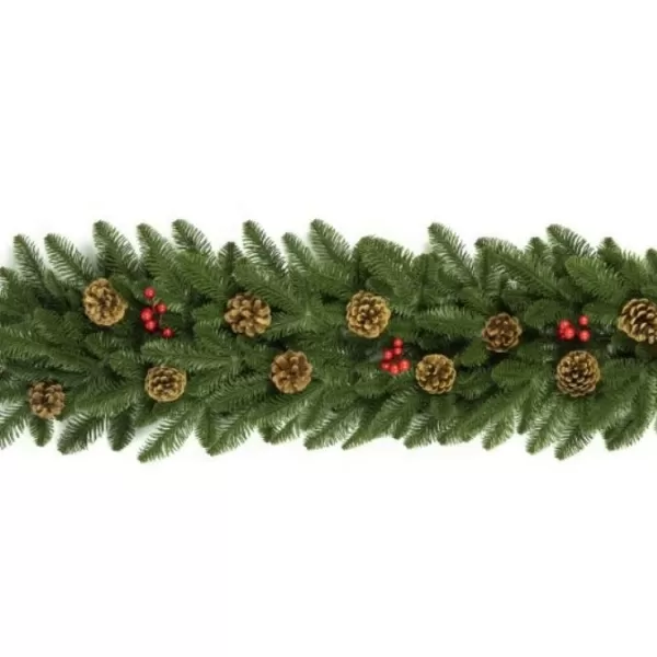 Girlanda vánoční se šiškami a jeřábem 200cm